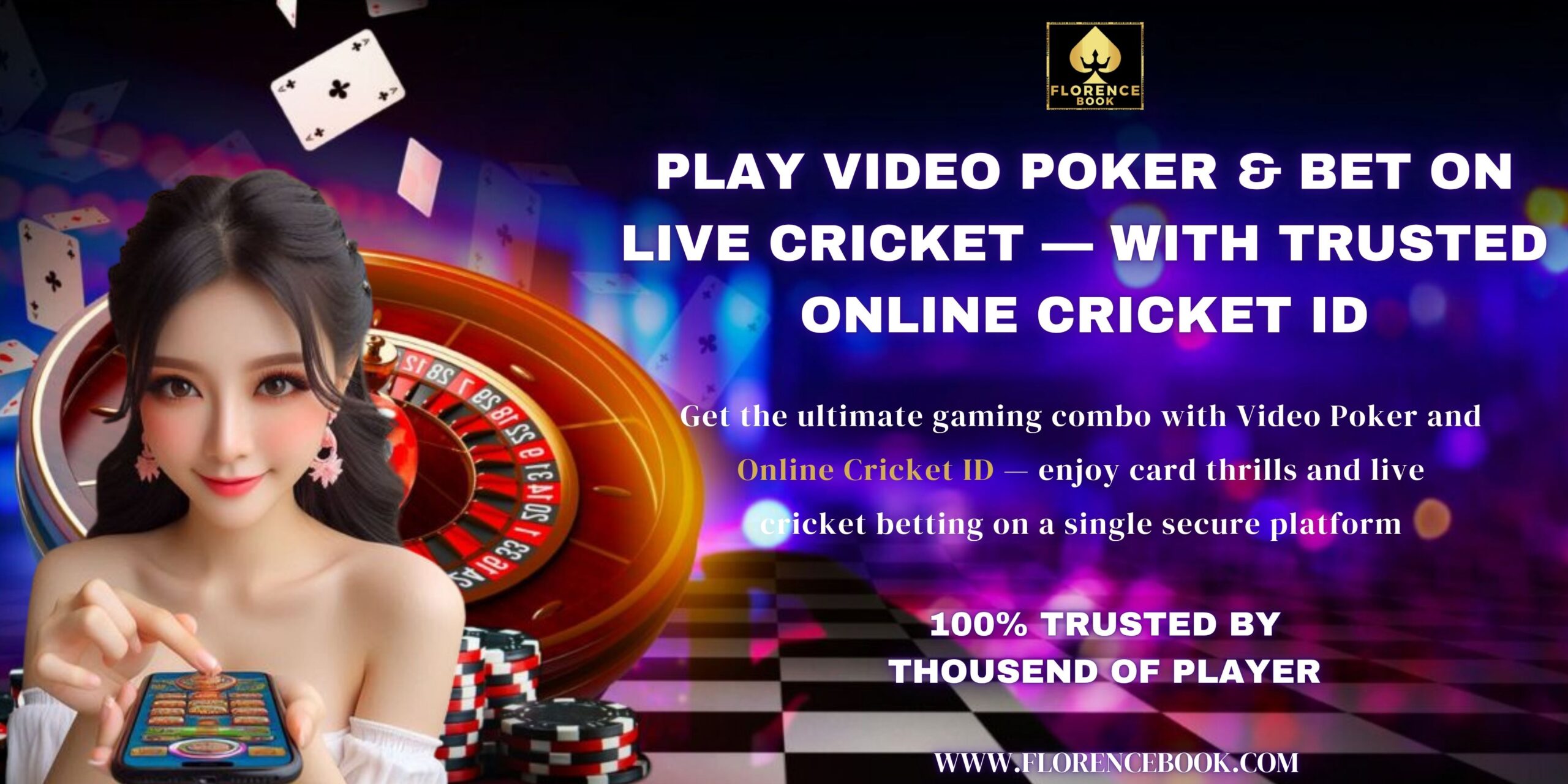 Get an Online Cricket ID to Play Video Poker Online and Get Exciting Rewards