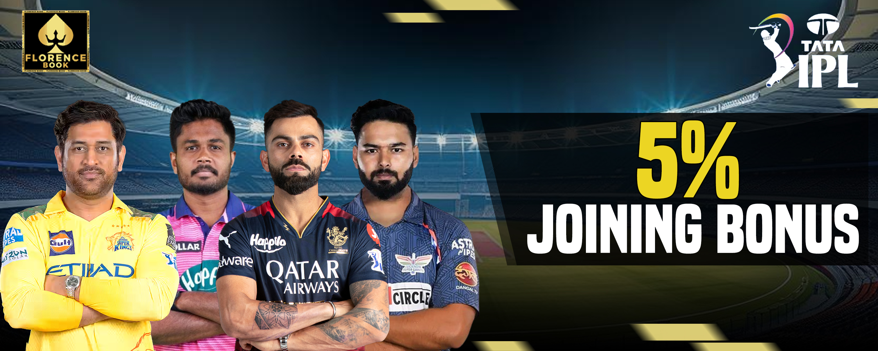 IPL Get 5% Joining bonus at Online Cricket Id