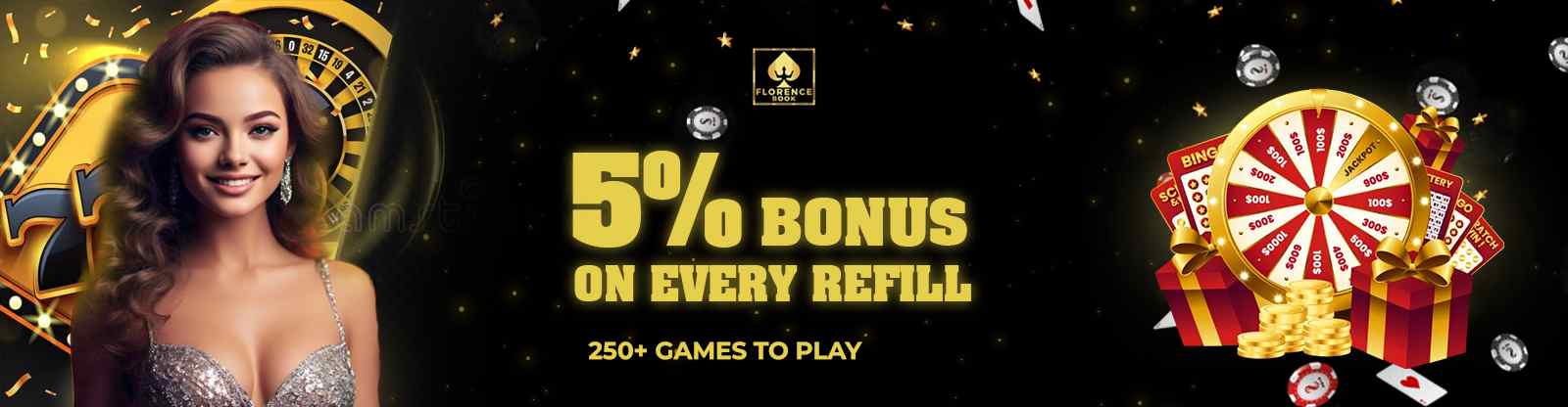 5% bonus on every refill at Online Cricket Id